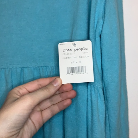 Free People | Blue Turquoise Long Sleeve Size Small - Picture 3 of 7